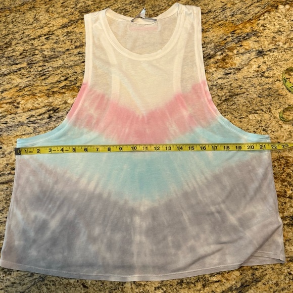 Eleven By Venus Williams Weekend Warrior Muscle Tank White Tie Dye Size Small - Picture 8 of 9